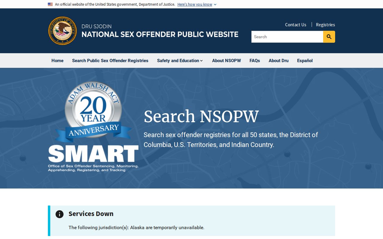 National search for McCreary County sex offender registry checks